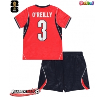 Anglia Nico O'Reilly #3 Koszulka Wyjazdowa dzieci MŚ 2026 Krótki Rękaw (+ krótkie spodenki)